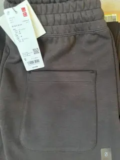ユニクロC スウェットワイドパンツ　ダークブラウン　S