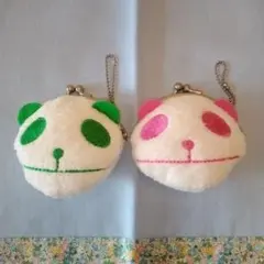 こーいち様専用　生茶パンダ がま口の小銭・小物入れ