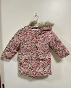 【100サイズ】GAP 花柄ダウンコート