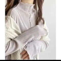 Classicalelf 2wayメロープリーツハイネックトップス