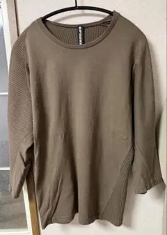 RIPVANWINKLE 七分袖カットソー Tシャツ カーキ サイズ3のサムネイル