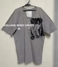 ROLLAND BERRY CREATEグレー ヘンリーTシャツ M