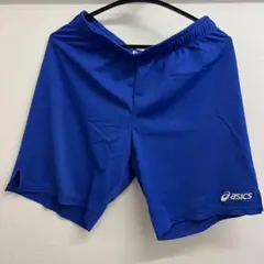 【美品】アシックス ショートパンツ ブルー スポーツウェア ランニング サッカーのサムネイル