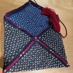 えみおわす 刺し子の三徳袋