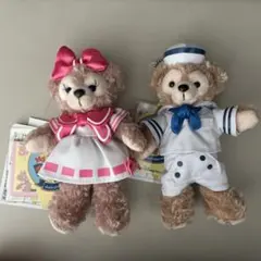 ダッフィー　シェリーメイ　ぬいぐるみバッチ