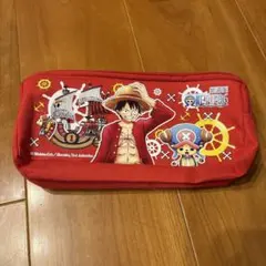 Ri☆様専用　ワンピース ルフィ チョッパー 筆箱　赤のサムネイル