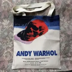 アンディウォーホルAndyWarhol/skullスカル/トートバッグ33×37のサムネイル