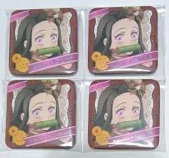 鬼滅の刃 竈門禰豆子 バレンタイン＆ホワイトデー 2026 缶バッジ 4点