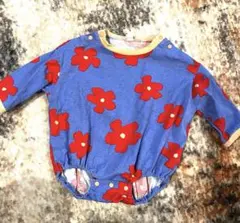 【美品】マーキーズ　お花柄　ロンパース