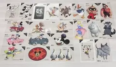 ディズニーストア　25周年　クリアステッカー　22枚セット