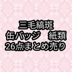 三毛縞斑　缶バッジ　紙類　あんスタ