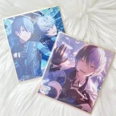 【匿名配送】 青柳冬弥 プロセカ 色紙 特訓前後 1枚ずつあんスタ コラボ