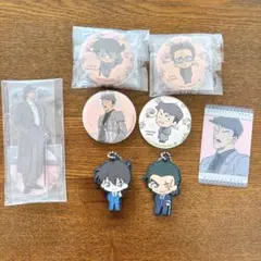 名探偵コナン ラッキーくじ アクリルスタンド・缶バッジ等10点セット