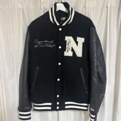 NEW ERA ニューエラ スタジャン Lサイズ ブラック　レザー　羊革