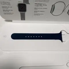 Apple Watch用 ブラック シリコンバンド 40mm 片側のみ　M/L