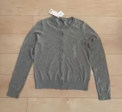 UNIQLO ユニクロ UVカットクルーネックカーディガン グレー S