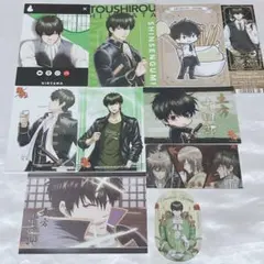 銀魂 紙類グッズ ステッカー 土方十四郎 10点セット