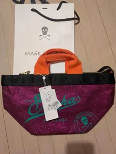 MARK & LONA カートバッグ パープル ラメ