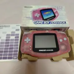 【箱付き】ゲームボーイアドバンス　本体ミルキーピンク（AGB-001）動作確認済