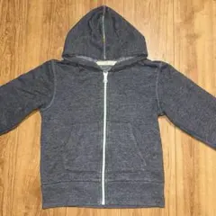 パーカー フーディ フード グレー 秋冬 子供服 キッズ グローバルワーク