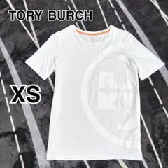 TORY BURCH トリーバーチ Tシャツ ホワイト ビッグロゴ XSのサムネイル