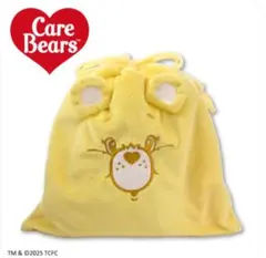 ケアベア コラボ ふわふわ巾着　イエロー