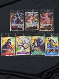ONE PIECEカード セブンイレブンコラボ プロモ全種 計7枚 【未開封