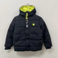 FILA キッズ 中綿 ジャケット S(7/8) 裏地フリース フード付き