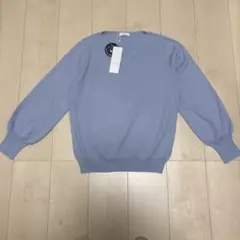 a.v.v Vネックニット ブルー 長袖
