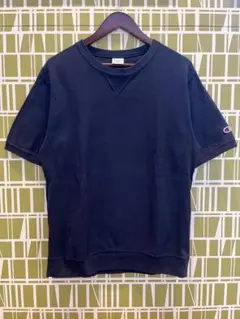 Champion リバースウィーブ Tシャツ ネイビー Lサイズ 厚手