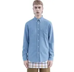 acne studios ボタンダウンデニムシャツ アクネスタディオのサムネイル