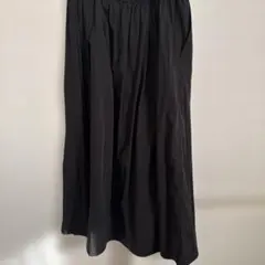 ZARA ブラック フレアロングスカート