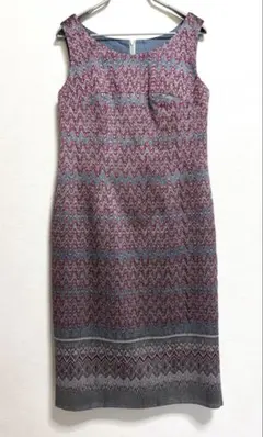 美品✨タイシルク　ワンピース(ジャケット、ショール付き) オーダーメイド