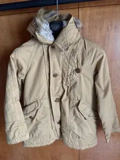 FITH ベージュ ファー付きフード ジャケット