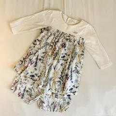 SHIPS 花柄チュニック＆ボトムス セットアップ 70cm