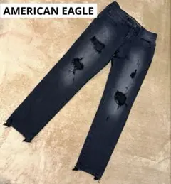 AMERICAN EAGLE SKINNY ダメージ　デニム　アメリカンイーグル