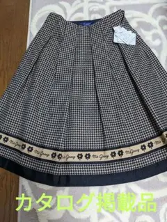 ❣エムズグレイシー2023/秋冬/千鳥格子柄スカート40