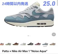 Nike x Patta Air Max 1 スニーカー アクア 海 28 - メルカリ