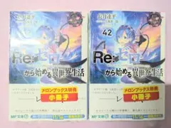 未開封品 Re:ゼロから始める異世界生活 42巻 特典 小冊子付き 2冊セット