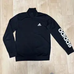 値下げ アディダス ブラック ジャージ フルジップジャケット サイズO