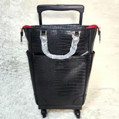✨新品✨SWANY スワニー クロコ型押し キャリーバッグ ケース 黒 2way