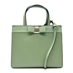 Ferragamo　フェラガモ　ハンドバッグ　ヴァラ　リボン　２WAY