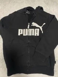 PUMA フルジップパーカー 120cm 黒
