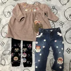 アンパンマン　チェニック　レギンスパンツ　タイツ　80サイズ