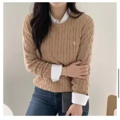 POLO Ralphlauren ケーブルニット　新品