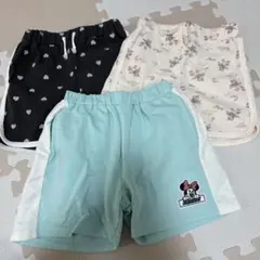 バースデイ　フタフタ　ミニー　ハーフズボン　120