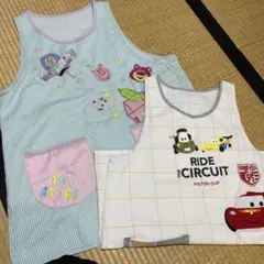 保育士エプロントイストーリー・カーズ２枚セット