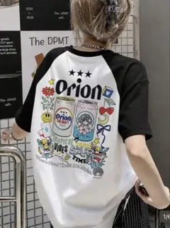 グレー×ブラック 半袖Tシャツ Orion × ScoLar コラボ XLサイズ