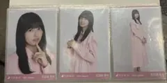 五百城茉央　ソフトピンク　コンプ　生写真　乃木坂46 私服　リアルミーグリ