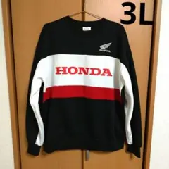 HONDA ロゴ入り クルーネック トレーナー 3L 裏起毛
